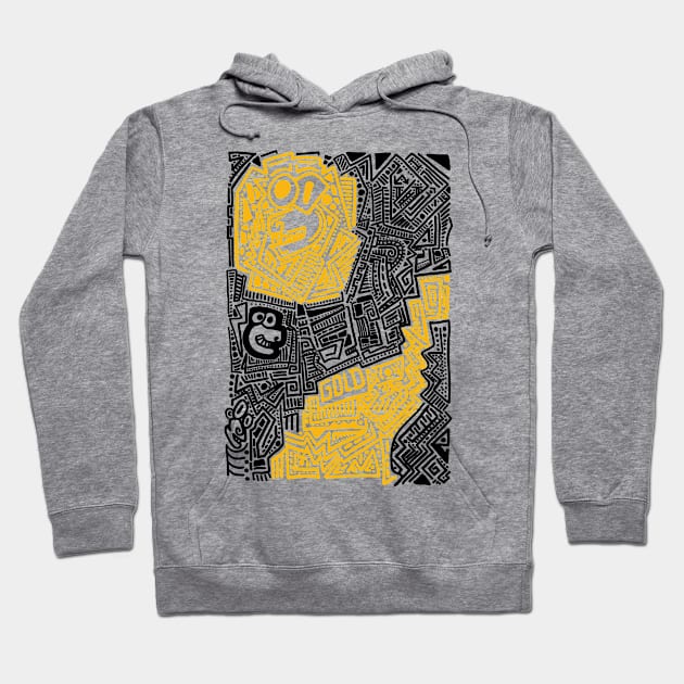 Black Gold Hoodie by StephenC